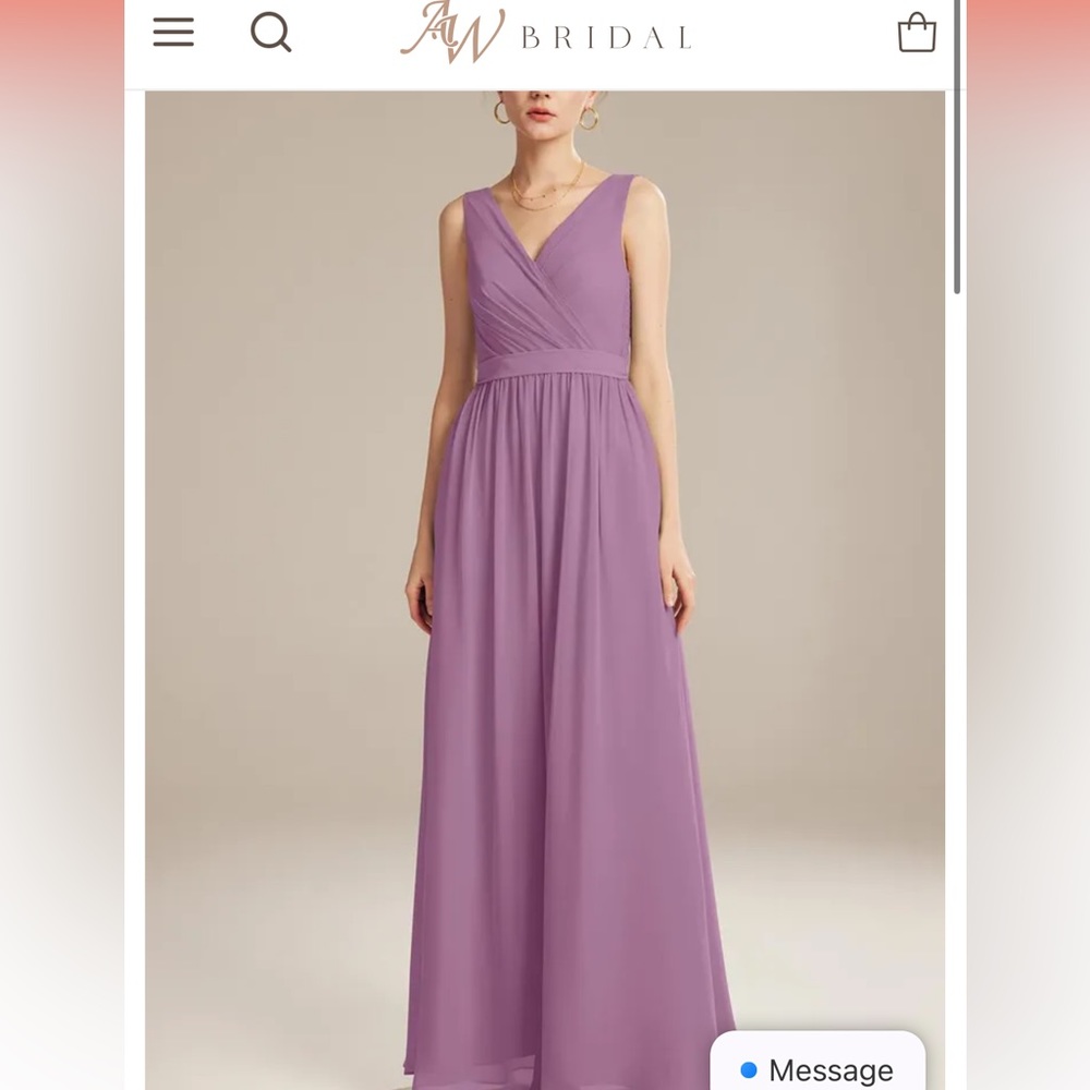 NEW AWbridal Bridesmaid Pharoah Dress